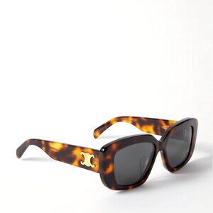 Celine Rectangular Frame Triomphe Sunglasses